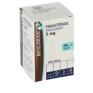 Finasteride Biogaran 5 Mg, Comprimé Pelliculé