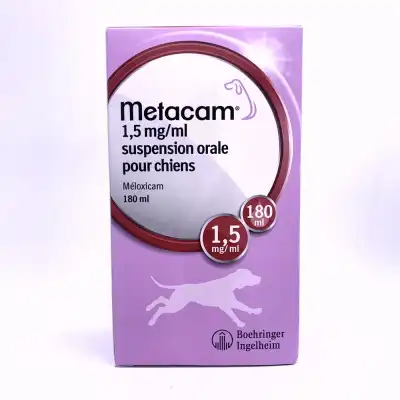 METACAM 1,5 MG/ML SUSPENSION ORALE POUR CHIENS, Suspension buvable