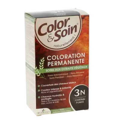 Color&soin Kit Coloration Permanente 3n Châtain Foncé à Gourbeyre