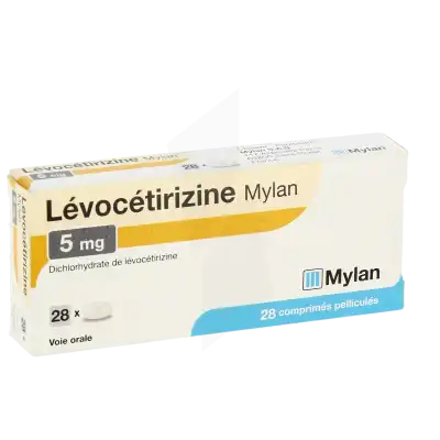 Levocetirizine Viatris 5 Mg, Comprimé Pelliculé à GRENOBLE