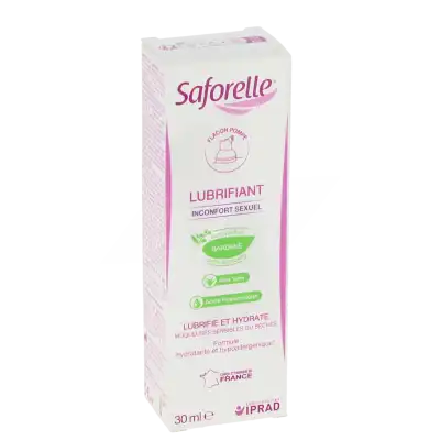 Saforelle Lubrifiant Gel Lubrifiant Usage Intime 30ml à Touques