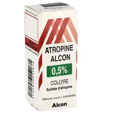Atropine Alcon 0,5 Pour Cent, Collyre à Paris