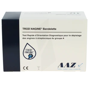 Aaz Trod'angine Bdlette Test Kit/25sach