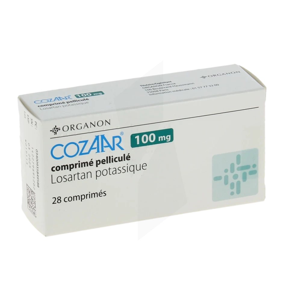 Cozaar 100 Mg, Comprimé Pelliculé