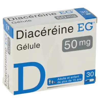 Diacereine Eg 50 Mg, Gélule à BRUGES