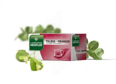 Mediflor Tilleul Oranger Tisane 24 Sachets à VALENCE