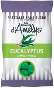 Les Douceurs D'amelys Pastilles Eucalyptus Sans Sucre Sachet/80g