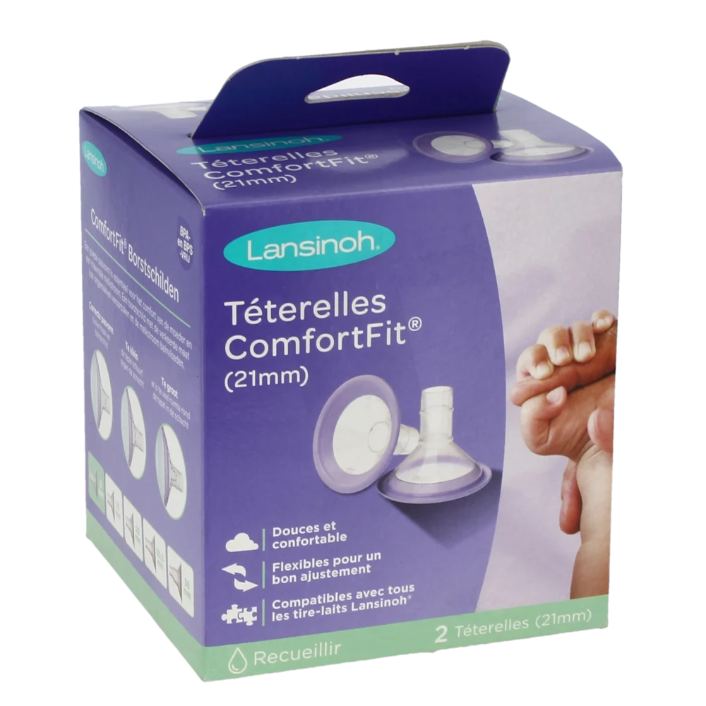 Lansinoh Comfort Fit Téterelle 21mm B/2