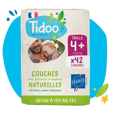 Tidoo Couches Ecologiques T4+ 9-20kg Sachet/48 à MENTON