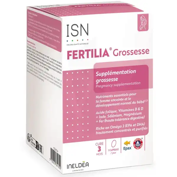 Fertilia Grossesse Caps Supplémentation B/90