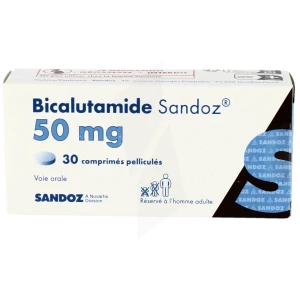 Bicalutamide Sandoz 50 Mg, Comprimé Pelliculé