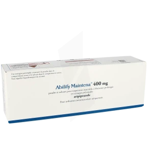 Abilify Maintena 400 Mg, Poudre Et Solvant Pour Suspension Injectable à Libération Prolongée En Seringue Préremplie