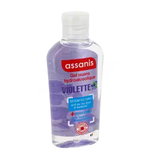 Assanis Pocket Gel Hydroalcoolique Violette Fl/80ml à Delle
