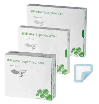 Mextra Superabsorbant Pansement Super Absorbant 17,5x22,5cm B/10 à LE LAVANDOU