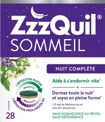 Zzzquil Sommeil Nuit Complète Comprimés B/28 à Grenade