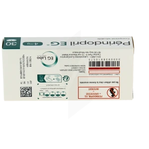 Perindopril Eg 4 Mg, Comprimé Sécable