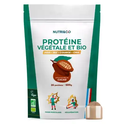 Nutri&co Protéine Végétale Bio Poudre Sachet/500g à SAINT-PRYVÉ-SAINT-MESMIN