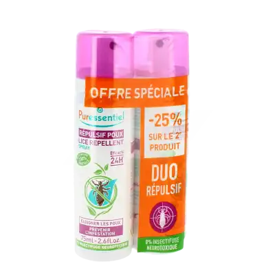 Puressentiel Repuls Poux Spr75mlx2 à AMBARÈS-ET-LAGRAVE