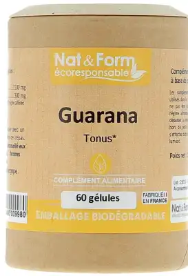 Nat&form Eco Responsable Guarana Bio Gélules B/60 à Bègles