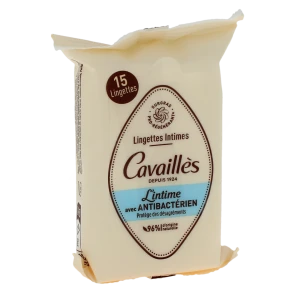 Rogé Cavaillès Intime Lingettes Intimes Anti-bactérien Sachet/15