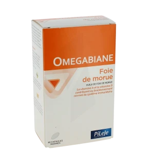 Pileje Omegabiane Foie De Morue 80 Capsules Marines