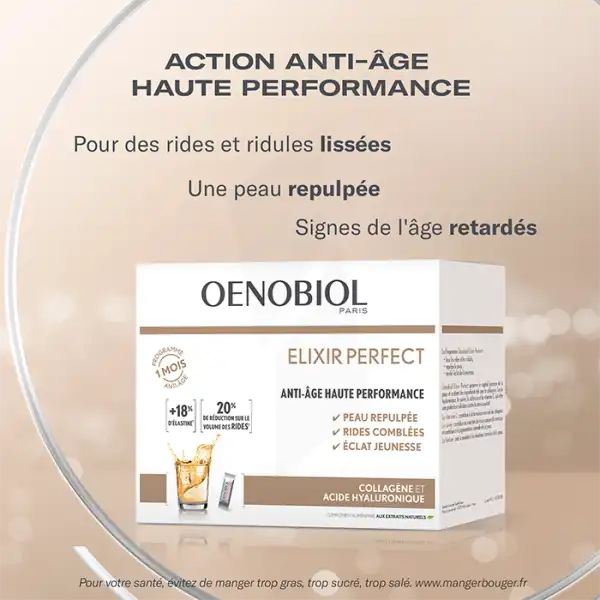 Oenobiol Elixir Perfect Poudre Solution Buvable 30 Sticks