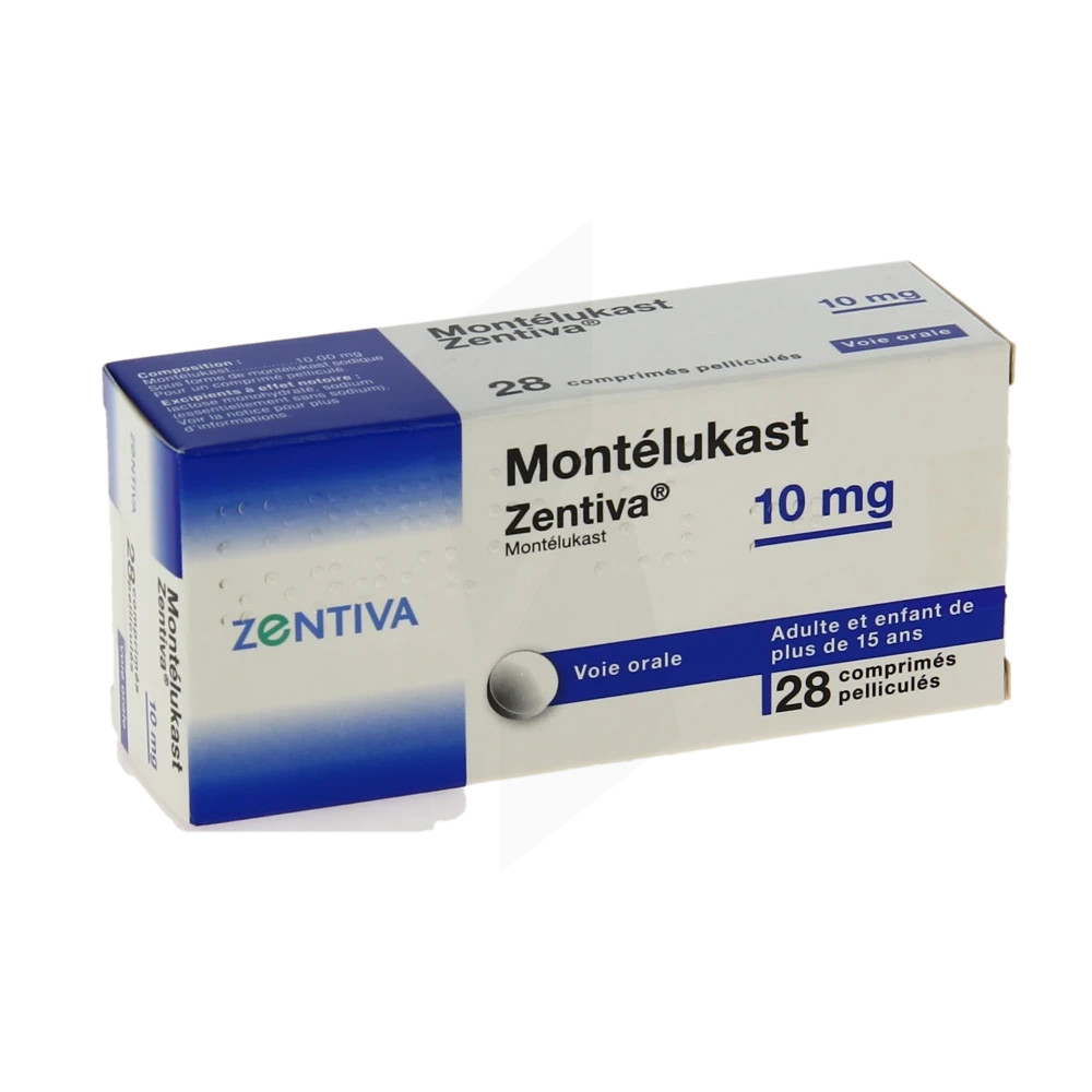 Montelukast Zentiva 10 Mg, Comprimé Pelliculé