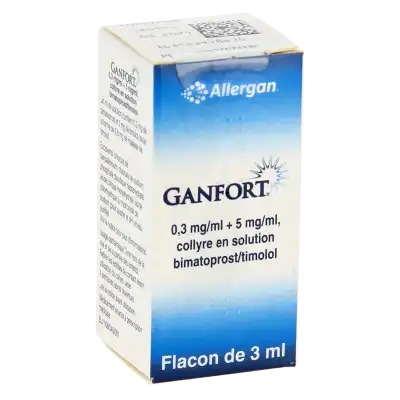 Ganfort 0,3 Mg/ml + 5 Mg/ml, Collyre En Solution à Sèvres