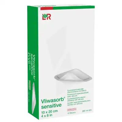 Vliwasorb Sensitive Pansement Super Absorbant 10x20cm B/10 à SAINT-LAURENT-DU-VAR