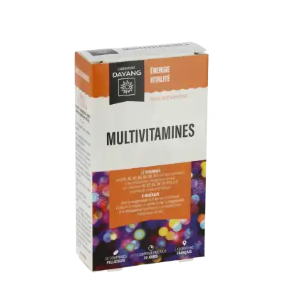 Dayang Micronutrition Multivitamines Cpr B/30 à LA COTE-SAINT-ANDRÉ