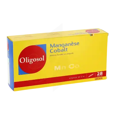 Manganese-cobalt Oligosol, Solution Buvable En Ampoule à Mérignac