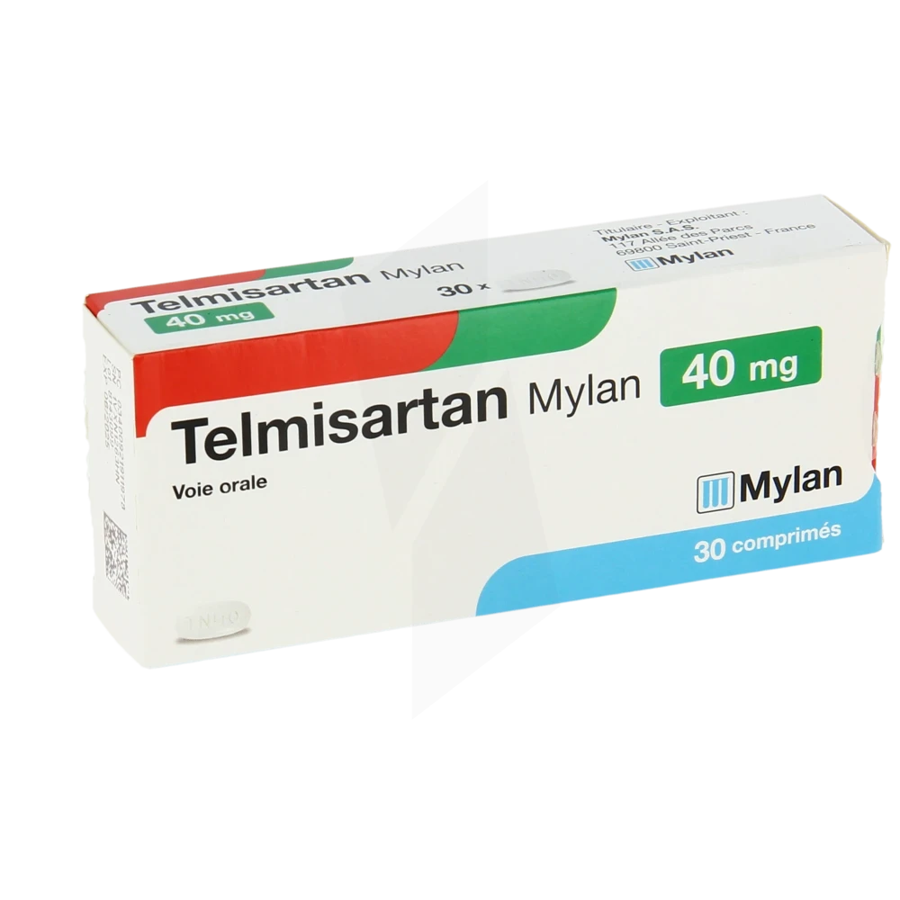 Telmisartan Viatris 40 Mg, Comprimé