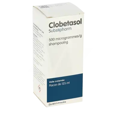CLOBETASOL SUBSTIPHARM 500 microgrammes/g, shampooing