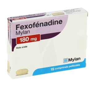 Fexofenadine Viatris 180 Mg, Comprimé Pelliculé