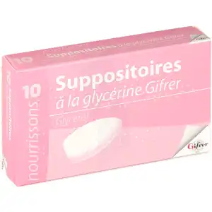Suppositoire A La Glycerine Gifrer Nourrissons, Suppositoire à Abbeville