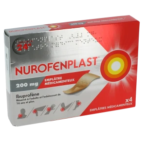 Nurofenplast 200 Mg, Emplâtre Médicamenteux