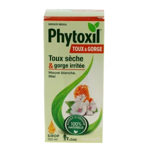 Phytoxil Toux Et Gorge Sirop Adulte Enfant +2 Ans Falcon De 100 Ml