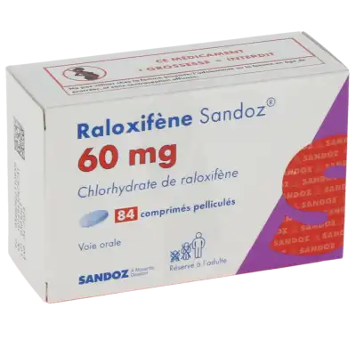 Raloxifene Sandoz 60 Mg, Comprimé Pelliculé à Paris