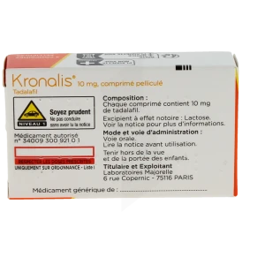 Kronalis 10 Mg, Comprimé Pelliculé