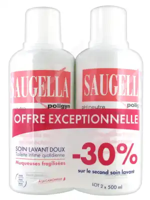 Saugella Poligyn Emulsion Hygiène Intime 2fl/500ml à Bordeaux