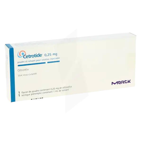 Cetrotide 0,25 Mg, Poudre Et Solvant Pour Solution Injectable