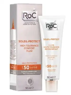 Roc Soleil-protect Spf50 Fluide Haute Tolérance Réconfortant T/50ml à Saint-Maximin