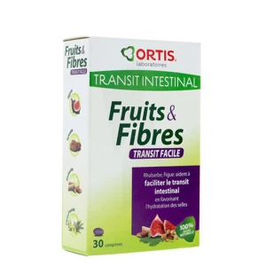 Ortis Fruits & Fibres Comprimés Transit Facile B/30