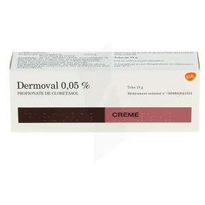 Dermoval 0,05 %, Crème