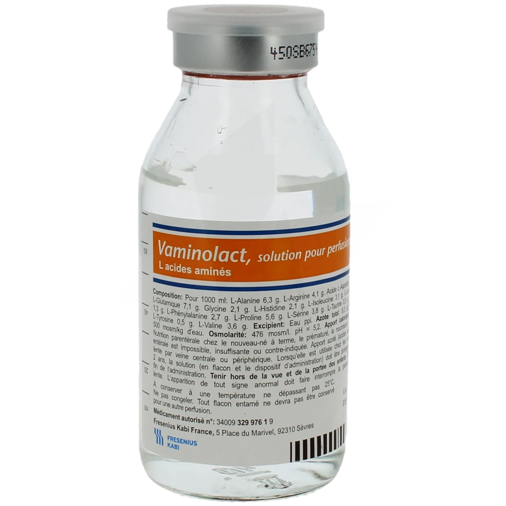 Vaminolact, Solution Pour Perfusion En Flacon