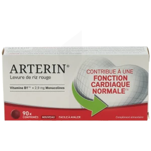 Arterin Levure De Riz Rouge Comprimés B/90