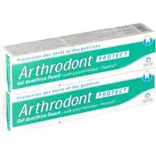 arthrodont protect gel le lot de 2 + un bain de bouche voyage offert