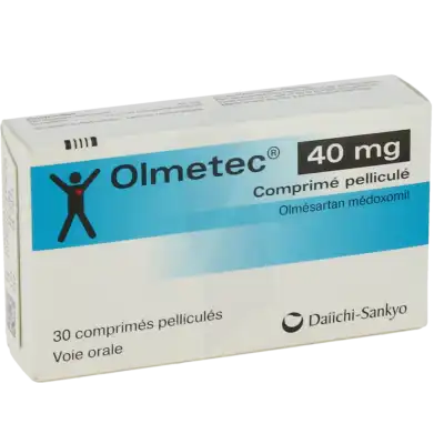 Olmetec 40 Mg, Comprimé Pelliculé à PARIS