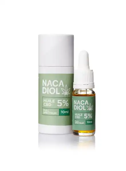 Nacadiol Huile Cbd 5% 10ml