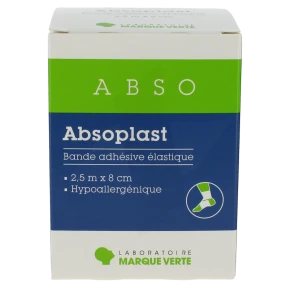 Absoplast Bande Adhésive élastique 2,5 M X 8 Cm